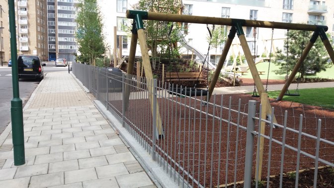 mild steel bespoke vertical bar railings galvanized and powder coated